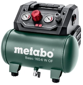 Metabo BASIC 160-6 W OF - Kompresor bezolejowy 6 L