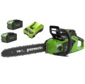 GreenWorks GD40CS18K2X - Akumulatorowa pilarka łańcuchowa 40 V