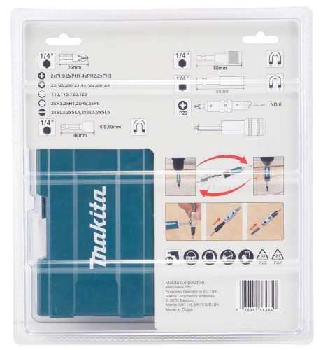 Makita  D-73461 -Zestaw końcówek wkrętakowych i kluczy nasadowych