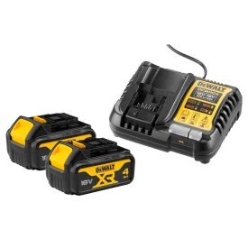 DeWalt DCB1104M2 - Zestaw zasilający 2x akumulator 18V / 4.0 Ah + ładowarka DCB1104