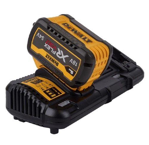 DeWalt DCB132X2 - Zestaw zasilający 2x akumulator 18/54V / 9/3 Ah + ładowarka dwuportowa DCB132