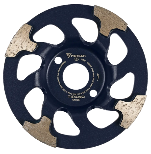 Ferrati TIRANO - Szlifująca tarcza diamentowa garnkowa do betonu DGW-F 125x22.23 MM