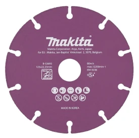 Makita B-53693 - Tarcza diamentowa 125x22.23mm SEGMENTOWA/UNIWERSALNA STAL, INOX, PVC, BETON, ZAPRAWA