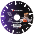 Ferrati SEMPRE - Uniwersalna tnąca tarcza diamentowa 125x22.23 mm