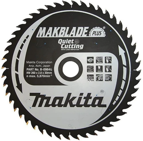 Makita B-09846 - Tarcza tnąca 350x30x56z MAKBLADE do drewna