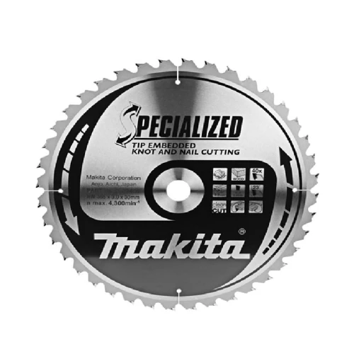 Makita B-09466 - Tarcza tnąca 355x30x40Z do drewna z gwoździami