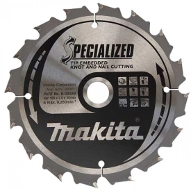 Makita B-33168 - Tarcza tnąca do drewna 270x30x40z SPECJALIZED