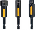 DeWalt DT7460-QZ - Końcówka z nasadka magnetyczna komplet 3szt.