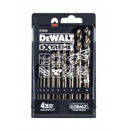 DeWalt DT5935-QZ - Zestaw wierteł Kobalt do metalu 1-10mm 10szt.