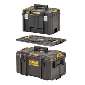 DEWALT DWST08017-9- zestaw skrzyń narzędziowych TStak VI + ToughSystem DS300 z adapterem
