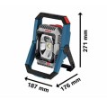 Bosch 0601446501 - Lampa akumulatorowa GLI 18V-2200C