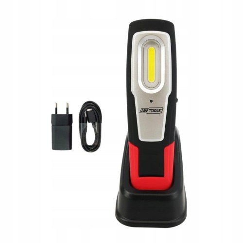 AWTOOLS AW17600BL - Latarka Warsztatowa PRO TECH COB LED BLACK LINE