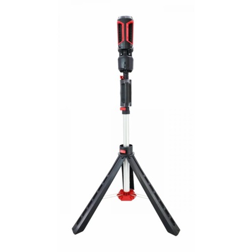 AWTOOLS AW17650BL - Akumulatorowy statyw LED FLOODLIGHT z podwójną głowicą 600LM