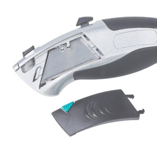 Wolfcraft WF4320000 - Nóż z ostrzem trapezowym. automatyczna wymiana ostrza