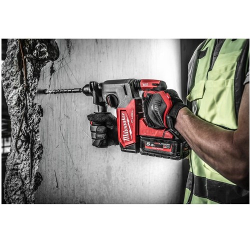 Milwaukee M18 FHX-0X -  Akumulatorowa młotowiertarka 4-funkcyjna SDS-Plus z uchwytem FIXTEC