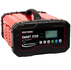 WELDMAN Smart 250  - Prostownik z rozruchem 12/24 V