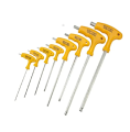 Topex 35d967-  Klucze imbusowe typ "T" hex z kulką 2-10 mm 8szt.
