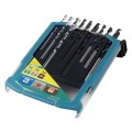 Wolfcraft WF7117000- Zestaw wierteł mieszanych: metal drewno kamień 5 - 8 mm 