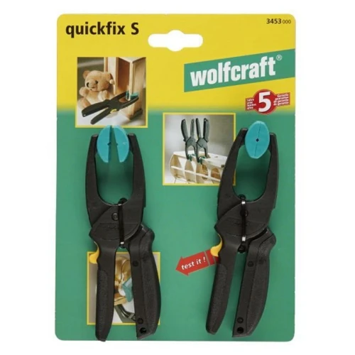 Wolfcraft WF3453000 -Mini kleszcze zaciskowe quickx S 30 2 szt.