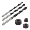 Wolfcraft WF2730000- Wiertła do połączeń kołkowych 6. 8.10 mm 3szt