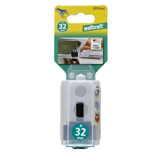 Wolfcraft WF3753000 - Wycinak otworów pod krany 32 mm (1 1/4)