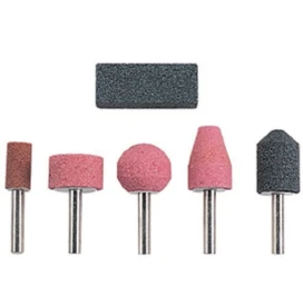 Wolfcraft WF2142000 - Zestaw 5 kamieni szlifierskich z trzpieniem 3 mm