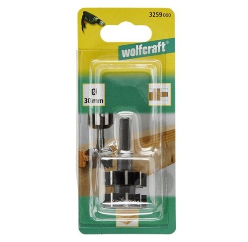 Wolfcraft WF3259000-Frez wypustowy 30/5 mm WS trzpień 8 mm