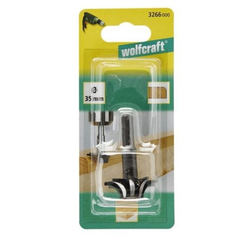 Wolfcraft WF3266000 - Frez do ćwierć-wałków 35 mm
