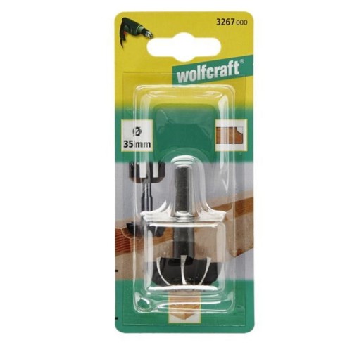 Wolfcraft WF3267000 - Frez promieniowy pół wypukły 35 mm trzpień 8 mm