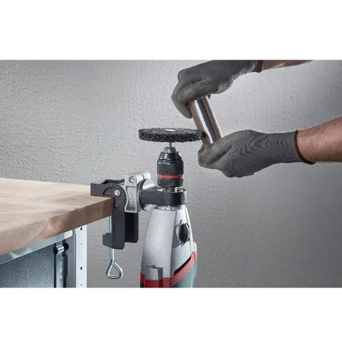 Wolfcraft WF4800000- Uchwyt stołowy do wiertarek regulowany. aluminiowy