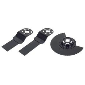 Wolfcraft WF3992000 - Zestaw brzeszczotów do urządzeń oscylacyjnych: drewno. metal. tworzywo