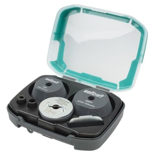 Wolfcraft WF5953000- Zestaw 3 adapterów do powiększania otworów