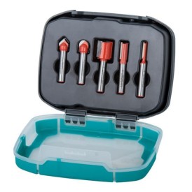 Wolfcraft WF8753000- Zestaw frezów do rowków Wolfcraft 5 szt.