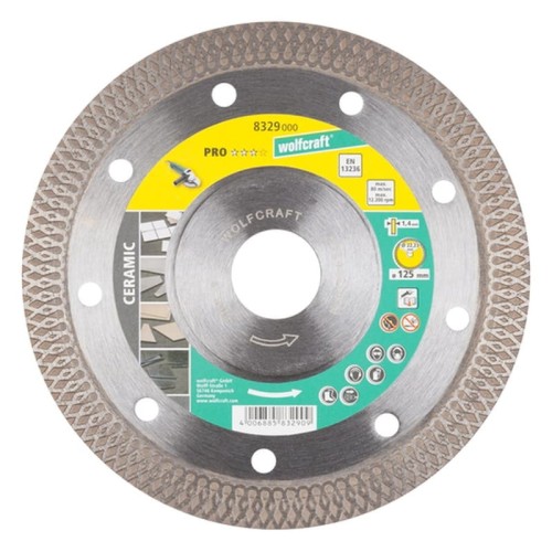 Wolfcraft WF8329000- Tarcza diamentowa do płytek 125 x 22/10