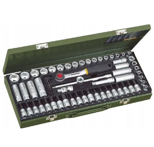 Proxxon PR23112 - Zestaw kluczy nasadowych 3/8'' - 65 elementów