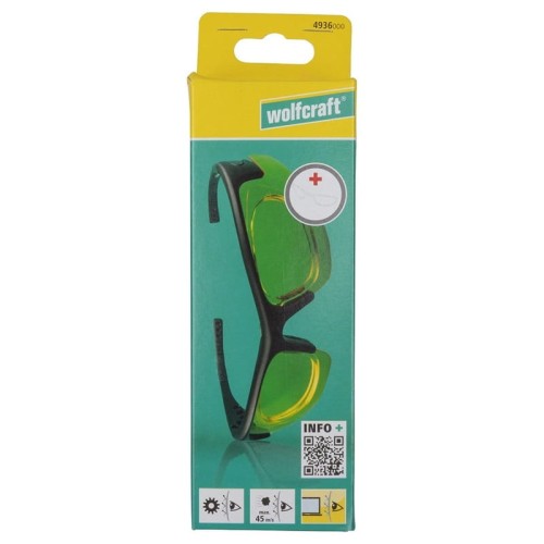 Wolfcraft WF4936000 - Okulary ochronne ERGO do monitorów