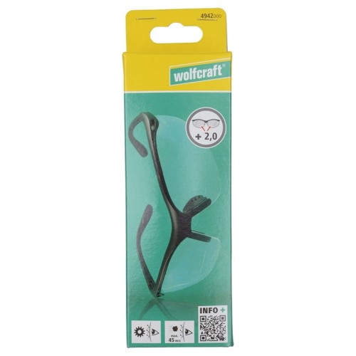 Wolfcraft WF4941000 - Korekcyjne okulary ochronne +1.5