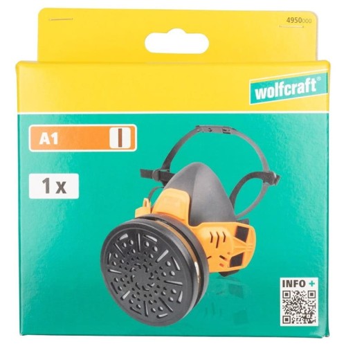 Wolfcraft WF4950000 - Półmaska A1P2 z filtrem wymiennym