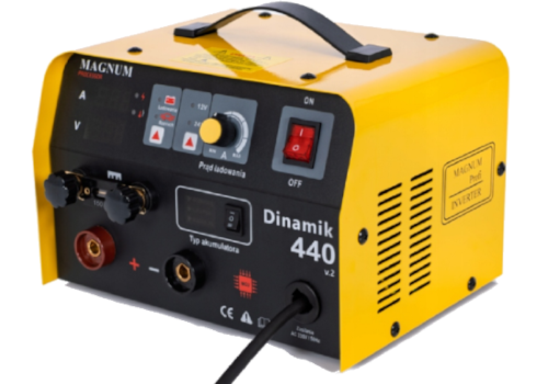 MAGNUM Dinamik 440 V2 - Prostownik inwertorowy 12/24 V z rozruchem