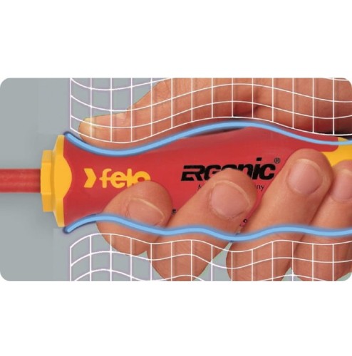 FELO FL41913030 - Wkrętak nasadowy 13 Ergonic M-Tec VDE