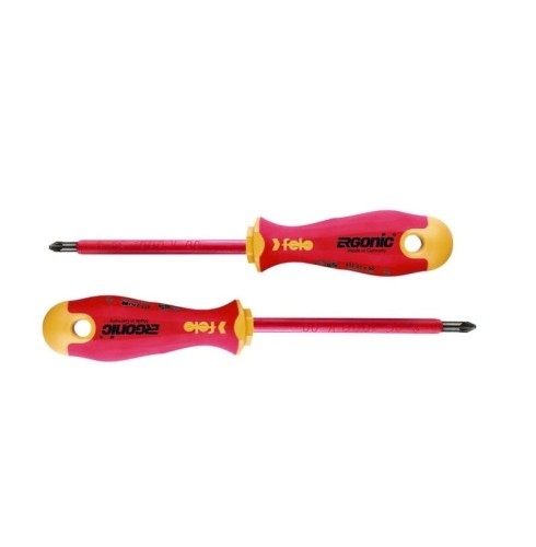 FELO FL41792191- Zestaw dwóch wkrętaków Ergonic VDE plus/minus Z1/Z2