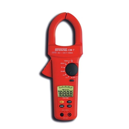 Benning BG044059- Miernik prądu BENNING CM 7 cęgowy z akcesoriami