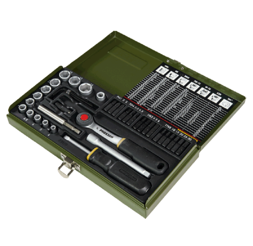Proxxon PR23070 - Zestaw wkrętaków z uchwytem magnetycznym - 39 elementów