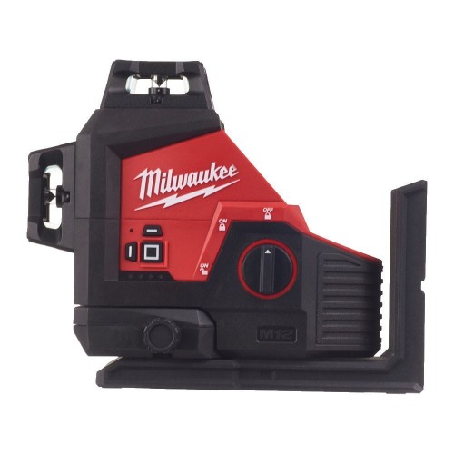 MILWAUKEE M12 3PL-0C - Laser 3-płaszczyznowy 360° akumulatorowy zielona wiązka