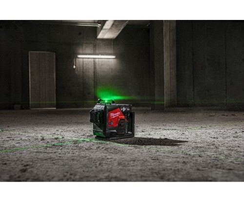 MILWAUKEE M12 3PL-0C - Laser 3-płaszczyznowy 360° akumulatorowy zielona wiązka
