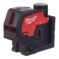 MILWAUKEE M12 CLLP-0C- Laser krzyżowy liniowo-punktowy akumulatorowy zielona wiązka