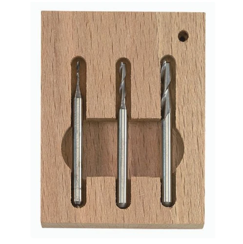 Proxxon PR27116 - Frezy wolframowe 1/2/3 mm trzpień 3 mm