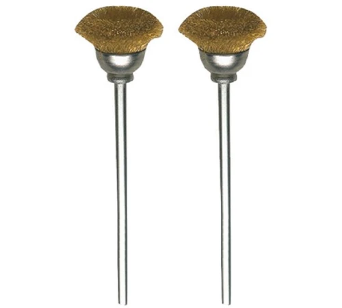 Proxxon PR28963 - Szczotki druciane 13 mm garnkowe mosiądz - 2 szt