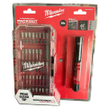 MILWAUKEE Shockwave Impact Duty Bit Set  - Zestaw bitów - 39 szt + latarka długopisowa 100 lm IPL LED 