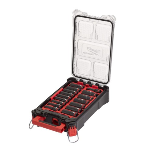 MILWAUKEE 4932480943 - Zestaw nasadek udarowych długich 1/2" 15 szt.